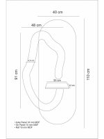 Evode Design | Lüks Modern LED Duvar Dekoru - Görsel 3