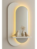 Evode Design | Aynalı Lüks Modern LED Duvar Dekoru