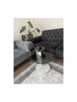 Evode Design | Döner Orta Sehpa – Füme Camlı Modern - Görsel 3